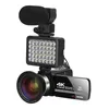 Kamery 4K Profesjonalna kamera WiFi cyfrowa kamera wideo do YouTube Streaming Vlog Recorder 18x Platase Stabilizer VideCam 230923