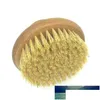 Badborstels Sponzen Scrubbers Plantaardige Sisal Body Mas Brush Cactus Exfoliërend Natuurlijk hout Natte huidpeeling met zacht en stijf B Dhfnc