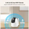 Caméras IP 2K 4MP Tuya WiFi Caméra extérieure 2.4G 5G Surveillance 360 Mini Sécurité Alexa Google Home Moniteur vidéo 230922