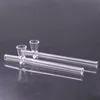 Pipe à tabac en verre Pyrex épais et capiteux de 5.7 pouces, rouleaux compresseurs transparents de laboratoire de haute qualité pour fumer des pipes à main