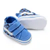 Spädbarn första vandrare nyfödda babyskor designer småbarn pojke flicka canvas skor mjuk sula sneakers spjälsäng skor 0-18 månader