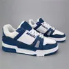 Designer sneaker dames heren casual schoenen kalfsleer mode hoge top zwart wit blauw denim bedrukt textiel voering lederen platte bodem sneakers EUR 36-44 L4