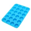 Baking Moulds 24 Cup Silicone Muffin Pan &Cupcake Non-Stick Cake Round Mini Form Decorating Mold