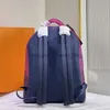 Zaino stile zaino Multitasche Goffratura in vera pelle Zaino di fascia alta Borsa da viaggio con pochette da giorno Borse da escursionismo da campeggio casual di grande capacità