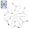 Clips de sac porte-drap de lit élastique réglable 12 attaches à clips pour matelas fixes couverture couvertures pinces fixation sangle antidérapante 230923