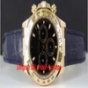 Orologi da uomo di lusso di alta qualità Bracciale in pelle da uomo 40 mm in oro 18kt con indice nero sul cinturino - 116518 Marchio di moda meccanico 2371