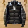 Mäns designer Mens NFC Puffer Down Jackets Womens Brodered Badge Parkas Winter Jacket Men Zip Up Outerwear Coats 279G RZBJ