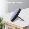 Nyckelringar 20st 25 mm stol glider möbler glidare enkla rörliga kuddar runda med nagelfotskydd för trägolv