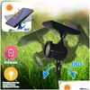 Lawn Lamps Outdoor Led Laser Projector Solar Light Home Garden Party Christmas Rgb Lights Waterproof Lamp Dynamic Drop Delivery Light Dhwen