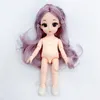 Poupées 17 cm poupée 18 BJD poupée multicolore cheveux mignon poupée commune mobile poupée enfants filles poupée jouet cadeau 230922