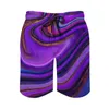 Mäns shorts Summer Board Abstract Marmor Sportswear Liquid Print Mönster Beach Casual Dry Trunks Plus Size 3XL