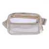 Waist Bags Transparent Bag Waterproof Simple Clear Belt Fashion Women Shoulder Messenger For Outdoor Sports Running