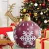 Decorazioni natalizie Palline decorate gonfiabili per esterni Palline giganti in PVC Grandi Palline Decorazione per albero di Natale 230923