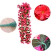 Juldekorationer Violet Artificial Flower Party Decoration Simulation Valentines Day Wedding Wall Hanging Basket Orchid Fake 230923