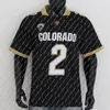 Maglia da calcio Colorado Buffaloes Shedeur Sanders Dylan Edwards Deion Sanders Sy'veon Wilkerson Jimmy Horn Jr. Xavier Weaver Travis Hunter Trevor Woods Jace Feely