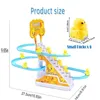 ElectricRC Animals Electric Small Ducks Climbing Toys DIY Chasing Race Track Game Set with Lights Music Roller er Toy for Kids Gift 230922