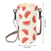 ÖVRIGT DRINKWARE Fashion Handle Axel Crossbody Bottle Cup Sleeve Tote Heat Isolation Linen Mug Holder Bag Travel Outdoor Accessory 230923