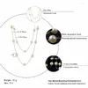 Pendant Necklaces RAVIMOUR 2023 Imitation Pearl Jewelry Long & Pendants For Women Fashion Multilayer Collar Mujer Statement Perlas Kolye