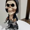 Decorative Objects Figurines Unique Human Skeleton Miniature Crafts Home Decor Living Room Desk Abstract Resin Figurine Office Accessories Gifts 230923