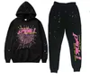 2024 Spider tuta da uomo firmata 555 sp5der felpa da uomo pullover giovane delinquente 555555 felpe con cappuccio da donna rosa spiderSpider 555 spider tute