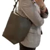 5a storlek vit Radparken tygväska för kvinnas handväska designer axel hink kvinnor väskor män äkta läder pochette crossbody
