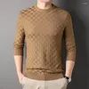 Herensweaters Pullover Gebreide trui Herfst en winter Jeugdmode Koreaanse editie Ronde hals Casual pasvorm