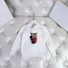 designer tröja för barn tecknad skidmönster tryck stickad pullover för pojke flicka storlek 90-150 cm rund hals barn stickad topp 20 september
