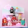 Dockor mode 11 cm simulering prinsessan dockor leksak mini söt sovande baby serie dolltecknad djur leksak för barn kawaii dockor gåva 230922