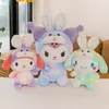 3 stili simpatici giocattoli di peluche ripieni di animali bambole di gattini trasformanti carine ragazzi animazione intorno bambole regalo accessori per la casa bambini regali di Natale 35 cm