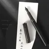 Fountain Pens High Quality Fountain Pen For Students Luxury Black Fountain Pen Business Gift Ink Pens Stationery Office School Supplies 230923