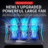 Laptop Cooling Pads Gaming Laptop Cooler Cooling Pad Stand Six Fan Notebook Two USB Port Adjustable For 11-18 Inch L230923