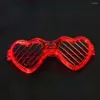 Sonnenbrille Neon blinkende LED-Brille Erwachsene Kinder Frauen Leuchten Party Glow In The Dark Supplies Geburtstag Hochzeit Dekoration 2023