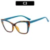 Solglasögon 2023 TR90 Blå ljusbeständiga glasögon för kvinnor och män Klassisk fyrkantig ram transparent dator oculos femino