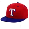 Cappellini da baseball Vendita superiore Rangers T Lettera Baseball G Cappellino Hip Hop per uomo Casquette Bone Aba Reta Gorras Bones Donna Cappelli aderenti Drop Deliv Dhila