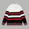 Nuevo cárdigan suéter de punto bordado minimalista letra estilo academia lujo elegante cuello en V jersey de cuello alto hombre/mujer c00p06