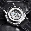Armbandsur Benyar Brand Men's Watches Automatic Mechanical Watch Sport Clock Leather Casual Business Wrist Watch Relogio Masculino 230922