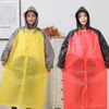 Chubasqueros universales para lluvia, chaqueta con diseño de cuerda, empalme multifuncional de EVA, impermeable con capucha para adultos, conjunto