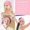 Toalha de banho 4 pacotes spa headband cabeça envoltório terry pano ajustável bandanas chuveiro hairband estiramento para maquiagem yoga esporte 230923