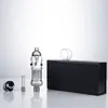 CSYC NC033 OD 32 mm armboom Perc Dab Rig Glazen pijpenboxset 510 kwartskeramische nagelwasschotel Siliconen pot Kleurrijke morsbestendige rookpijp Water Perc Bubbler Bong