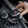 Kolfiberbilkonsolväxelknapp Huvudram Täcktrimklistermärke för Audi A4 A5 A6 A7 Q5 Q7 S6 S7 CAR STYLING Auto Accessori201M