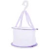 Bath Accessory Set Makeup Sponge Beauty Egg Drying Net Brush Rack Mesh Shower Basket Hanging Purple Fabric Dryer Bathroom Puff