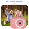 Toy Cameras Cartoon Rabbit Children Children Camera Education Toys 2 Inch HD Screen Mini Video Digital med 32G Memory Card 230922