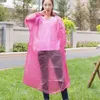 Płaszcze deszczowe jednorazowe wodoodporny płaszcz przeciwdeszczowy Poncho Camping Kaptur motocyklowy pępek przeciwdeszczowy