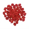 Torkade blommor 50100200 st 35 cm skum rose huvuden konstgjord blommor nallebjörn för bröllop födelsedagsfest hem dekor diy valentiner gåvor 230923