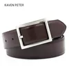 Belts For Men High Quality Genuine Leather Designer Real Mans Belt Cinto Masculino Navy 230923