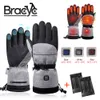 Gants de cyclisme Gants chauffants d'hiver écran tactile coton chauffe-mains gants thermiques électriques imperméable Snowboard cyclisme Moto Ski extérieur 230922