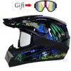 Helmy rowerowe Motorcycle Full Face Motocross Off Road Racing Helmet Motorbike ATV Dirt Bike Capacete Moto 230923