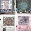 Tapisserier Mandala Tapestry Flower Wall Hanging Bohemian Hippie Tygtyg Stort Bedroom Room Ins Nordic Home Bakgrund 230923