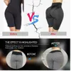 Vita pancia Shaper BBL Pantaloncini Shapewear Butt Lifter Mutandine di controllo Body Fake Pad Imbottito in schiuma Rinforzatore dell'anca Clessidra femminile 230923