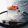 Dinnerware Sets Dry Ice Salad Bowl Cooler Glass Dessert Transparent Clear Martini Glasses Chiller